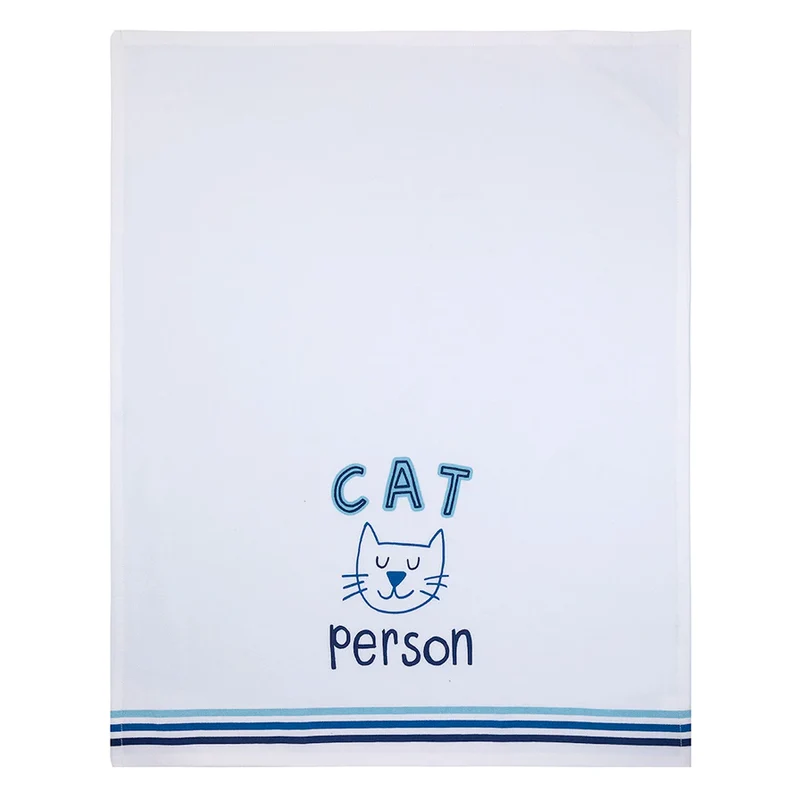 Cat Person Kitchen Tea Towel
