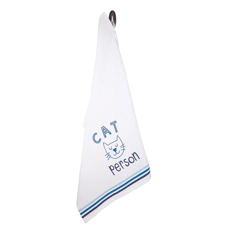 Cat Person Kitchen Tea Towel