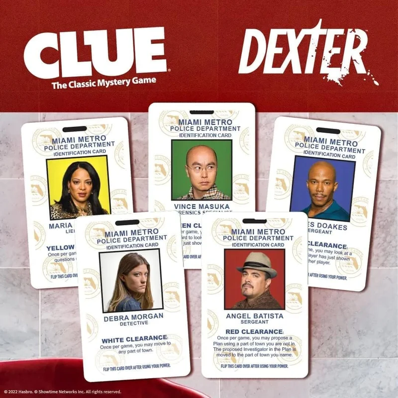 Dexter Clue Game