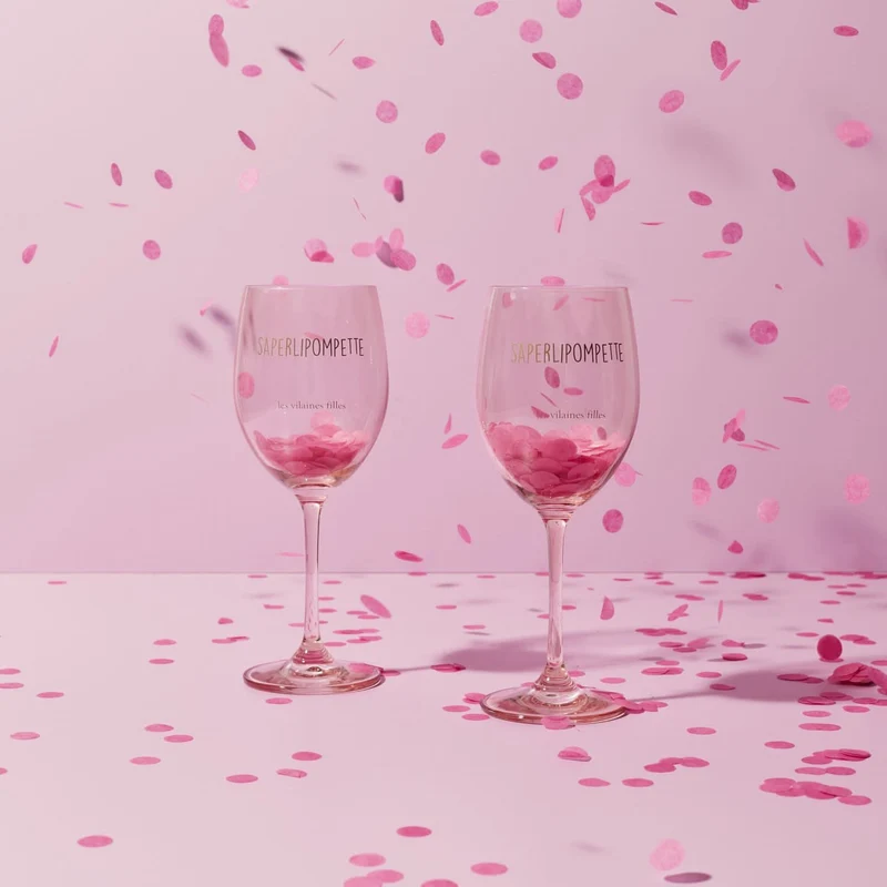 COFFRET DE 2 VERRES A VIN SAPERLIPOMPETTE