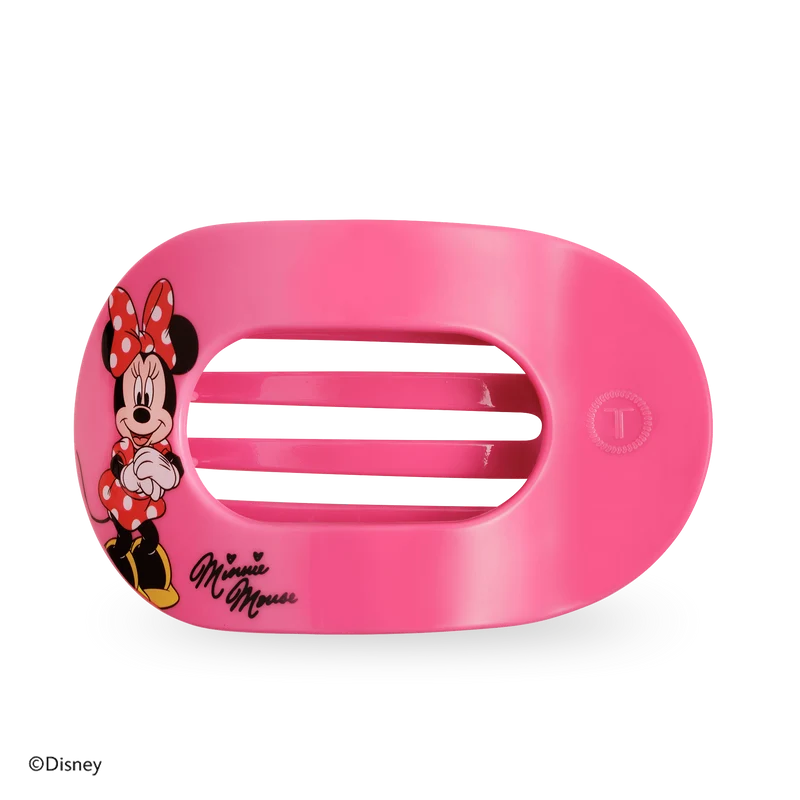 Flat Round Hair Clip | Large | Minnie Mouse