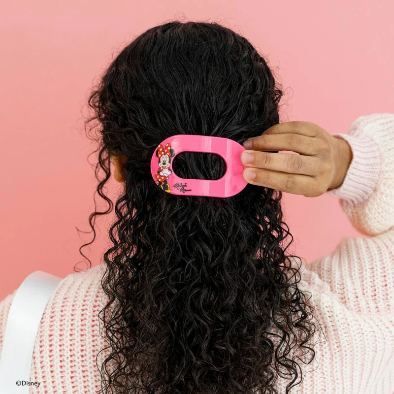 Flat Round Hair Clip | Medium | Minnie Mouse