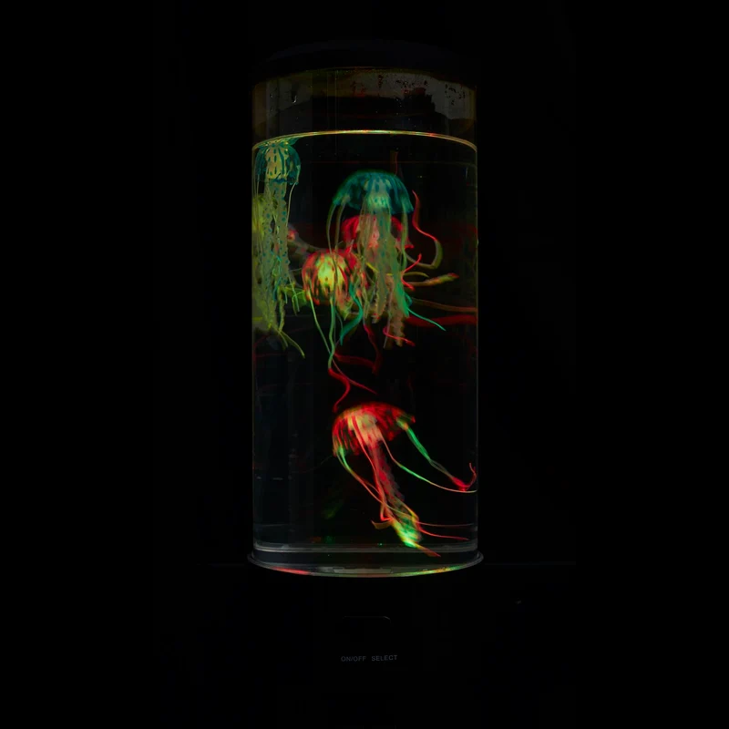 LAMPE AQUARIUM JELLYFISH 35CM