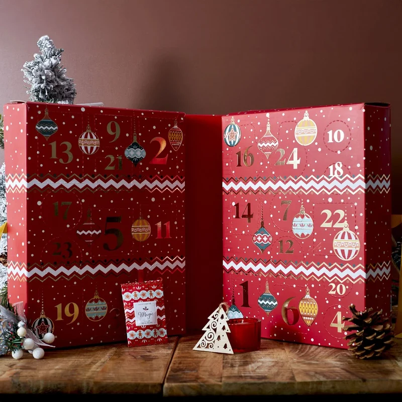 CALENDRIER DE L'AVENT BOUGIES ET SURPRISES NOEL TRADI