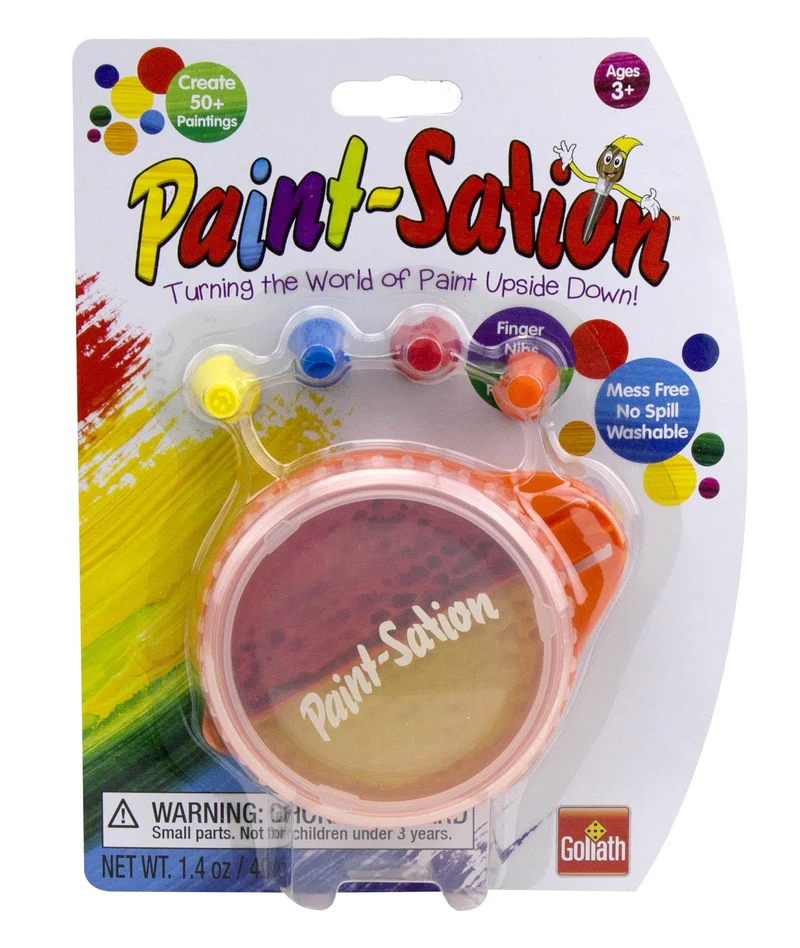 Paint-Sation Finger Nibs (Orange - Yellow/Red) / Pinces à doigts Paint-Sation (Orange - Jaune/Rouge)
