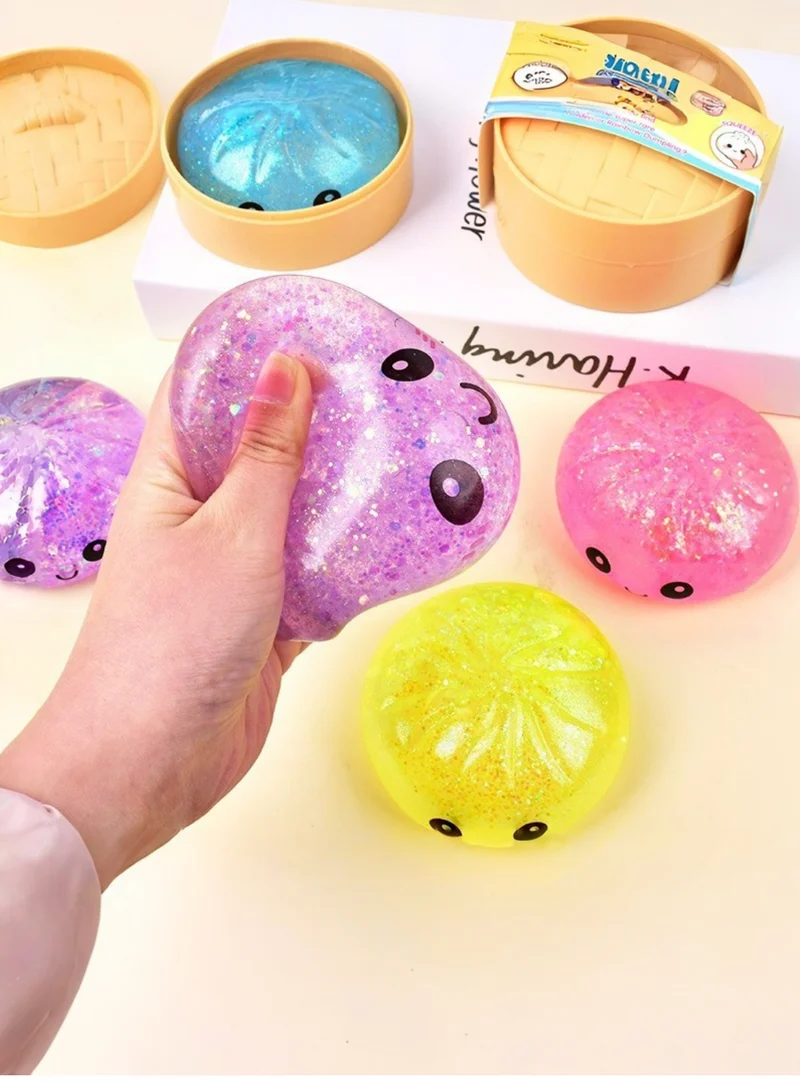Mystery Dumpling 3.5-Inch Squishy Glow in the Dark