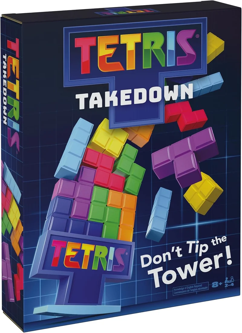 Spin Master Games Tetris Takedown Competitive Block-Balancing Family Game