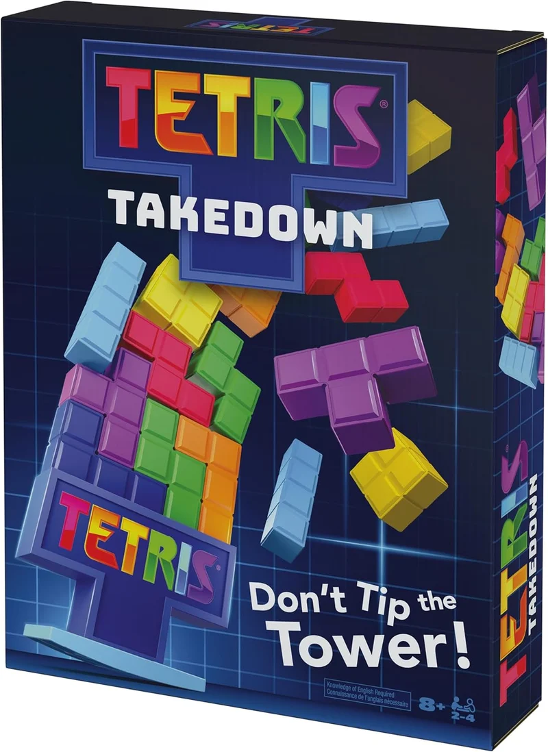 Spin Master Games Tetris Takedown Competitive Block-Balancing Family Game
