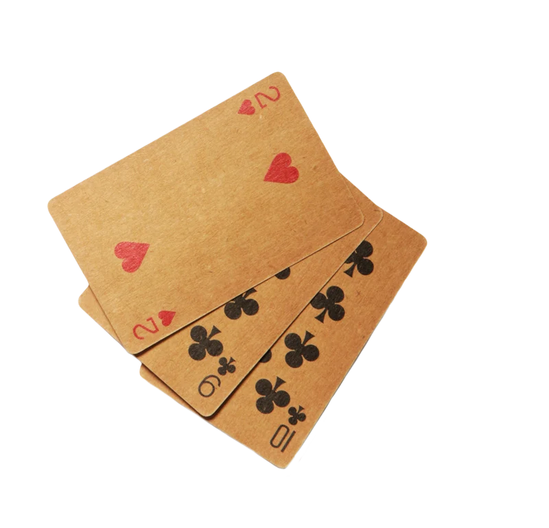 COFFRET JEU DE DOMINOS ET CARTES KRAFT