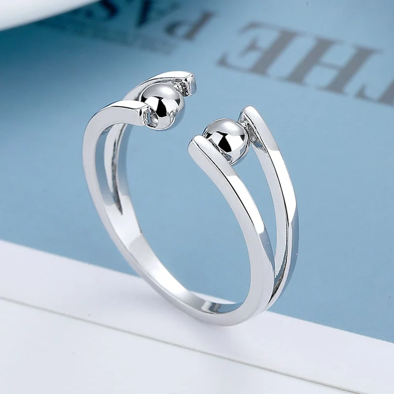 Bague anti-stress bille Jumelle