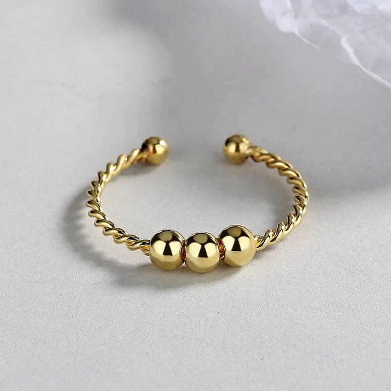 Bague anti-stress tressée