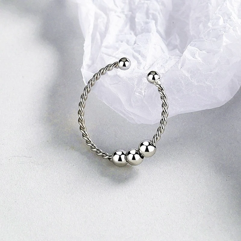 Bague anti-stress tressée