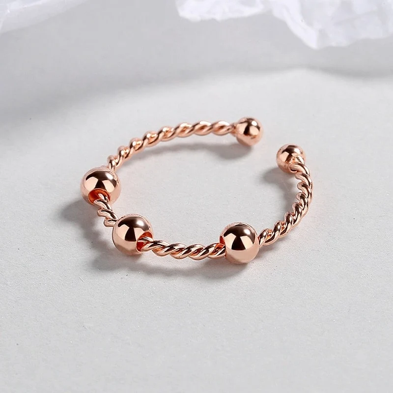 Bague anti-stress tressée
