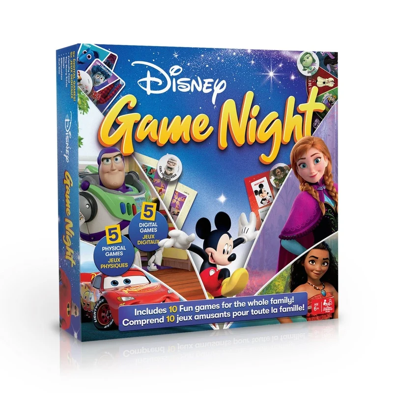 Disney Game Night Board Games, 10 Games in 1, 1 Count