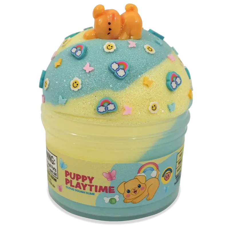 Peachybbies Puppy Playtime Cloud Slime and Putties