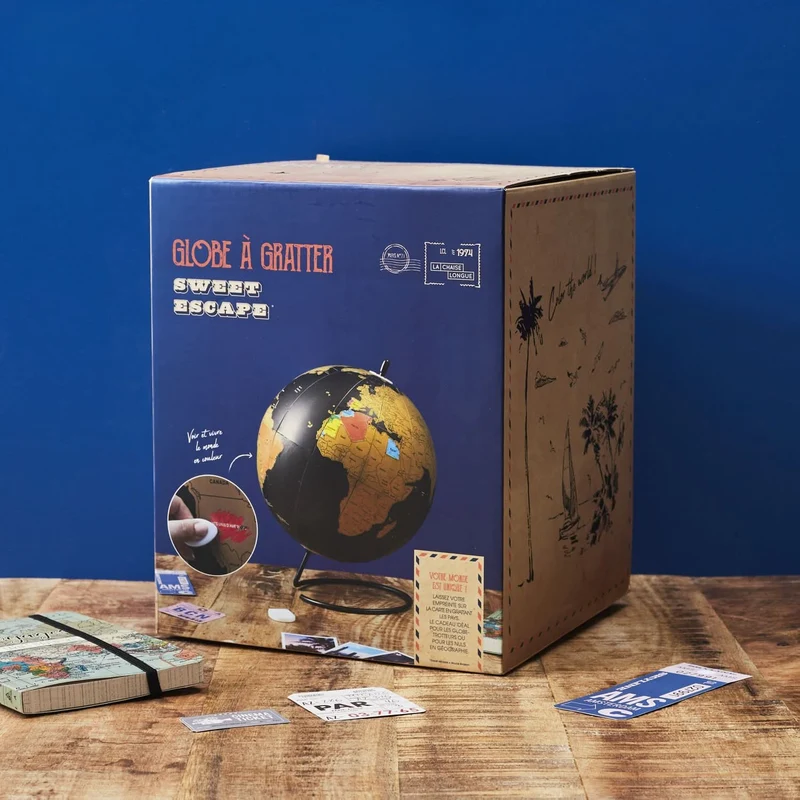 GLOBE À GRATTER