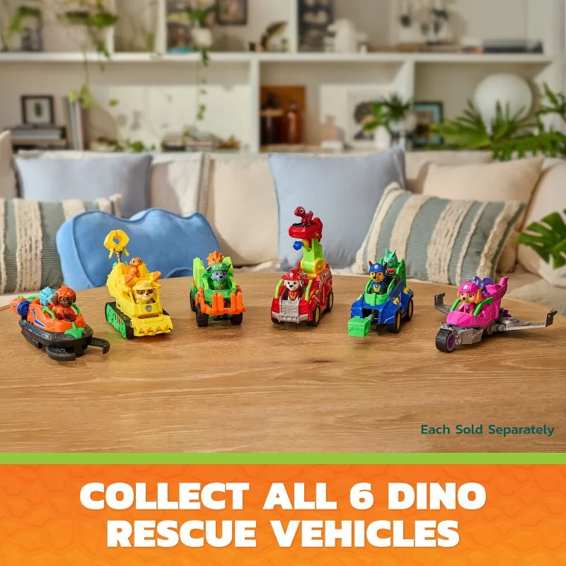 PAW Patrol Dino Movie Chase Rescue Cruiser Vehicle with Figures