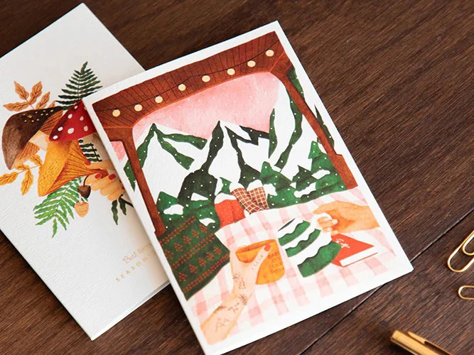 Carte aquarelle - Van Life - ATWS