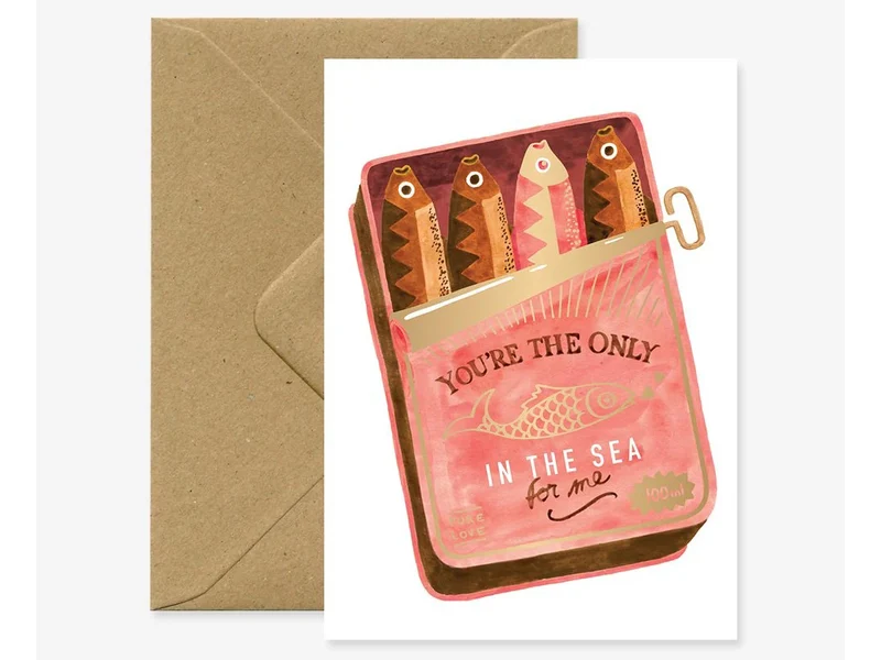 Carte aquarelle - Fish in the sea - ATWS