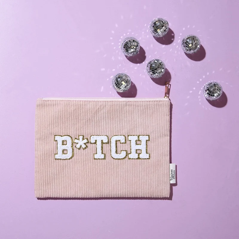TROUSSE DE TOILETTE VELOURS B*TCH