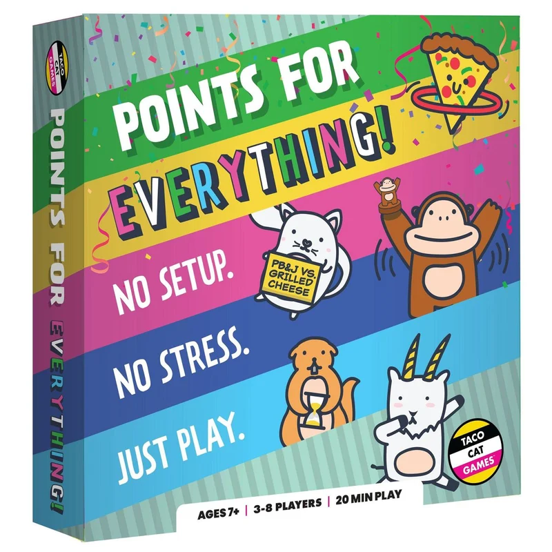 Points For Everything Family Party Board Game