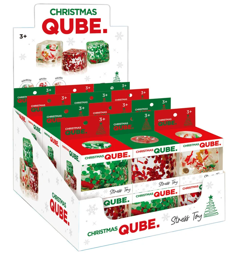 Single Master Toys Christmas Qube Holiday Squishy Toy