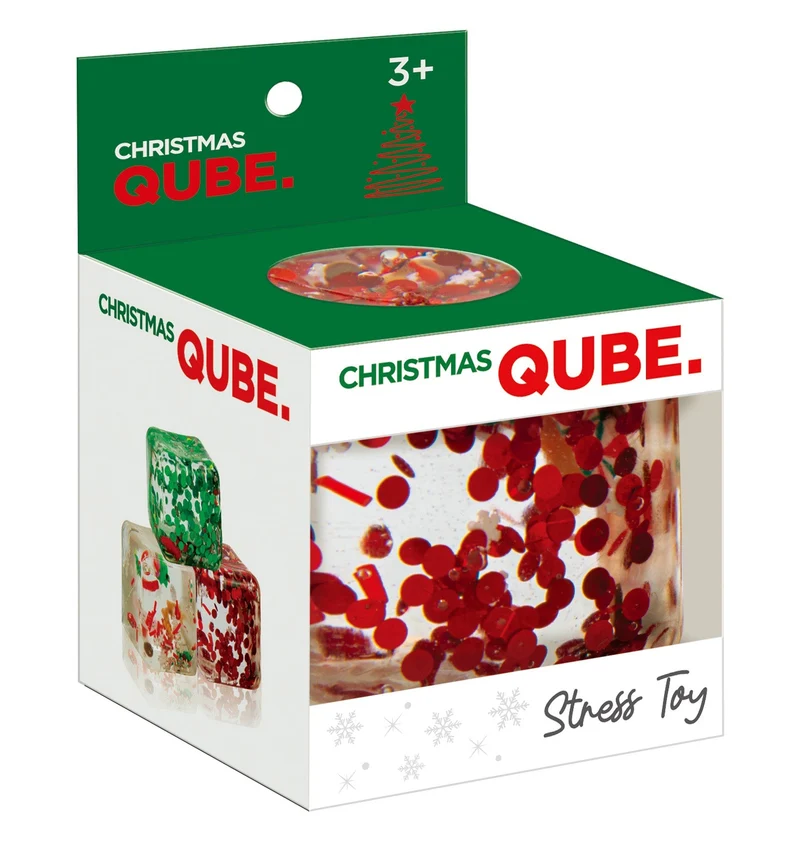 Single Master Toys Christmas Qube Holiday Squishy Toy