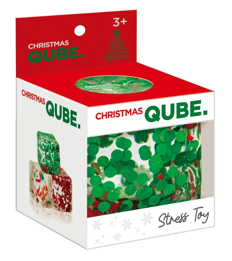 Single Master Toys Christmas Qube Holiday Squishy Toy