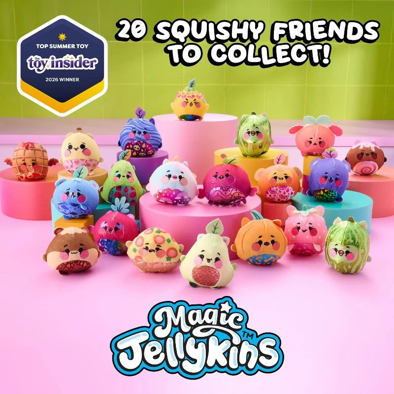 Magic Jellykins Surprise Plush Blind Box 1 of 20 Random Styles