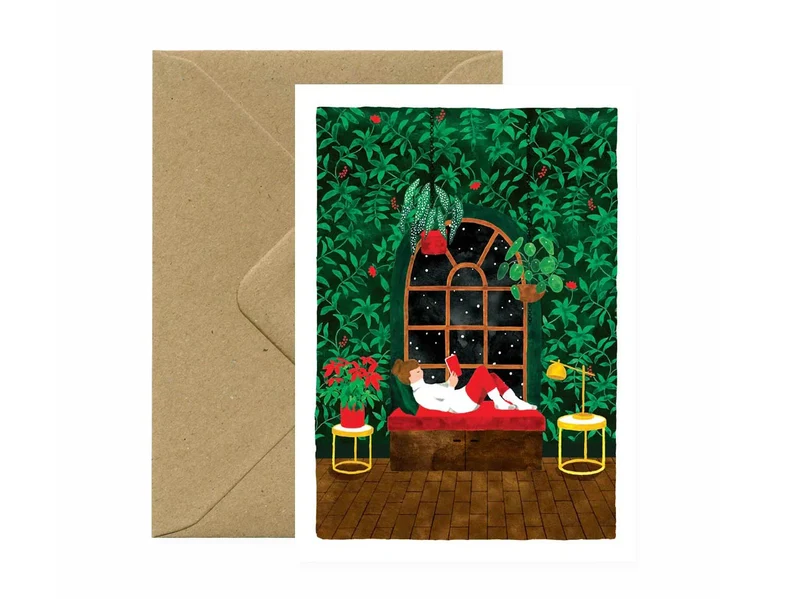 Carte de Noël aquarelle - Winter - ATWS