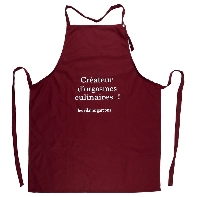 TABLIER CREATEUR D ORGASMES CULINAIRES