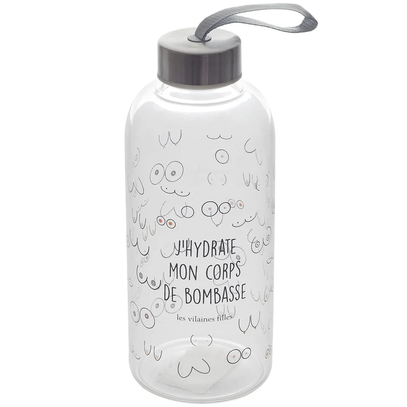 GOURDE EN VERRE J'HYDRATE MON CORPS