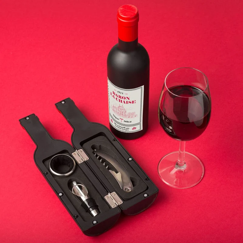 COFFRET BOUTEILLE 3 ACCESSOIRES