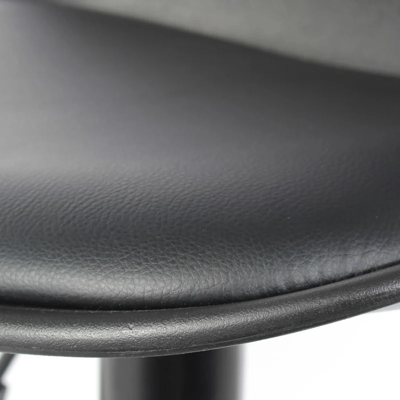 TABOURET DE BAR ISAK NOIR - Lot de 2