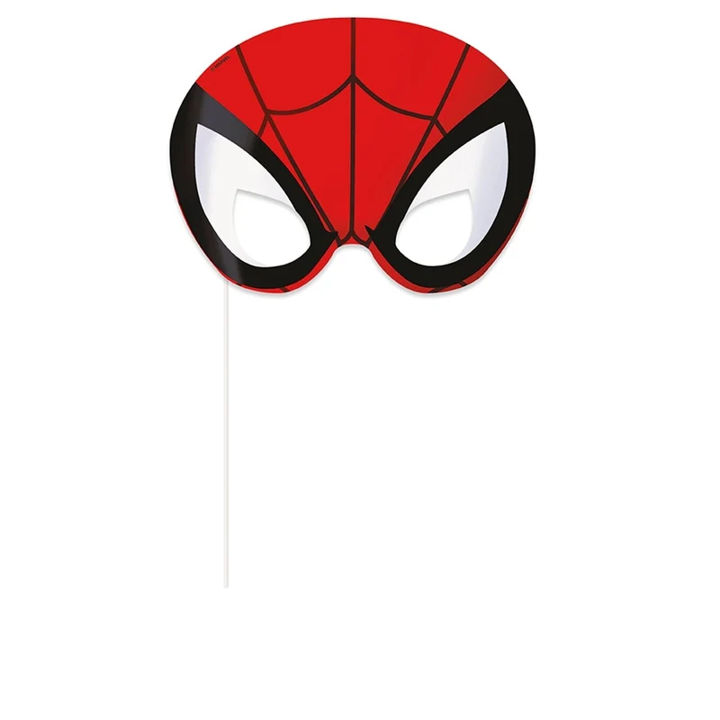 Spider-Man Birthday Party Photo Booth Props, Marvel, 8 Count