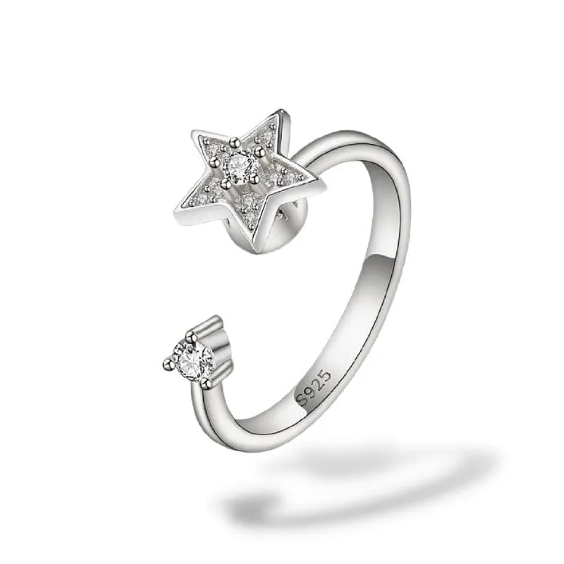 Bague Rotative Étoile Anti-Stress