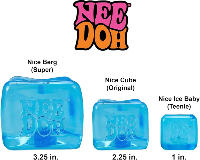 Schylling NeeDoh Swirl Nice Berg Jumbo Sensory Squeeze Toy