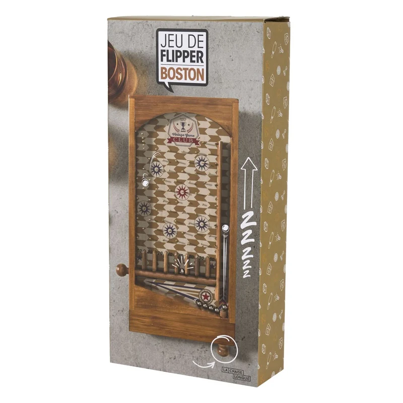JEU DE FLIPPER EN BOIS BOSTON