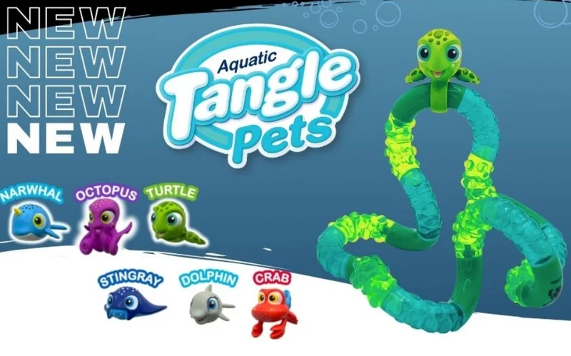 Tangle Jr Animaux Aqua