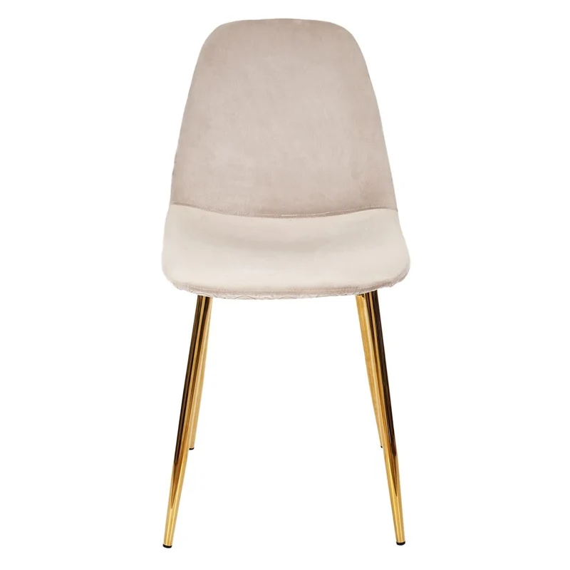 CHAISE PIEDS DORE - Lot de 4