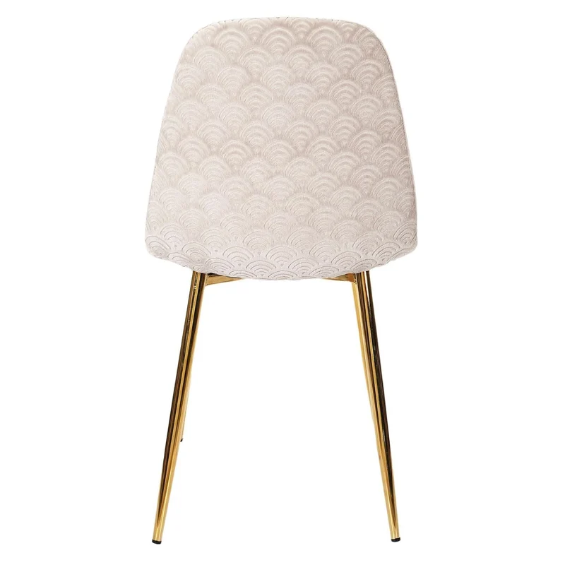 CHAISE PIEDS DORE - Lot de 4