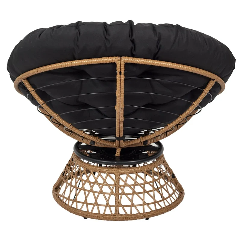FAUTEUIL CANCUN COUSSIN NOIR