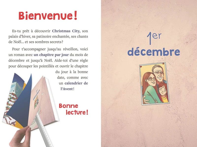 Roman de l'Avent - Enquête à Christmas City - Auzou