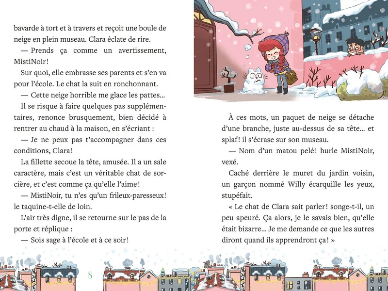 Roman de l'Avent - Le Noël de Clara la petite sorcière - Auzou