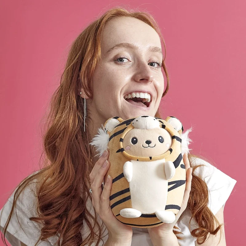 PELUCHE COSY CAT DEGUISE TIGRE