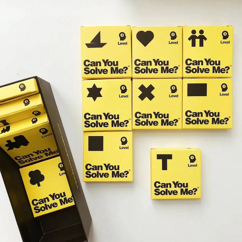 Fat Brain Toy Co. Can You Solve Me? Brainteaser 4 PACK