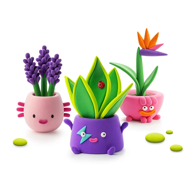 Fat Brain Toys Hey Clay Plant Folks Modeling Set