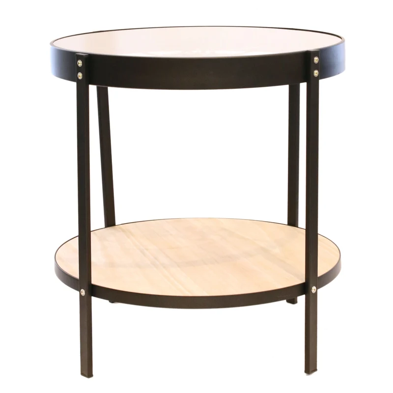 TABLE D APPOINT HORLOGE 50.5X50.5X49CM