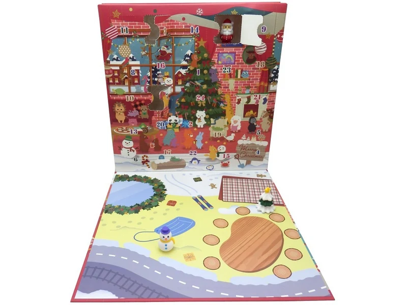 Calendrier de l'Avent - 26 gommes figurines - Iwako (Made in Japan)