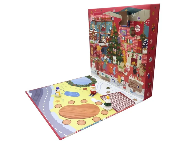 Calendrier de l'Avent - 26 gommes figurines - Iwako (Made in Japan)
